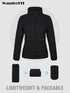 Trendige Damen Pufferjacke – Leichtes Design, gestepptes Muster und Vier praktische Taschen